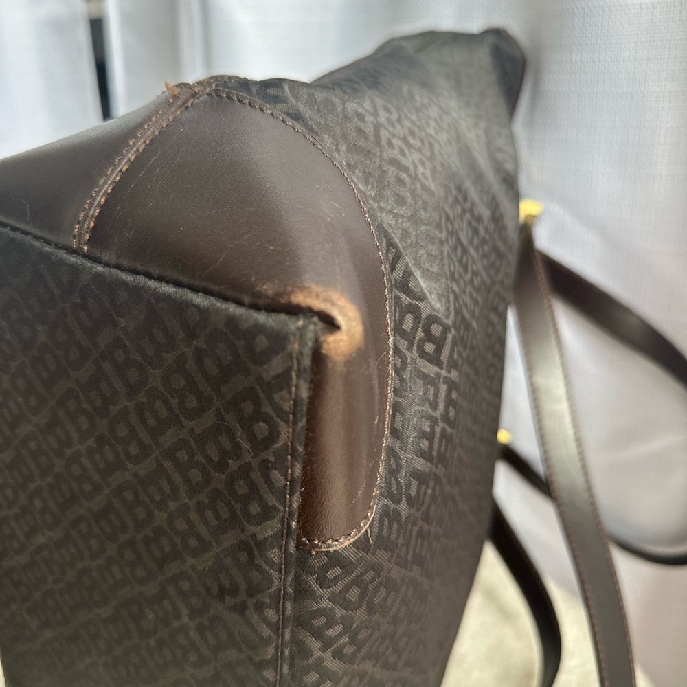 Vintage Bally Monogram Jacquard Canvas Tote - Picture 8 of 17